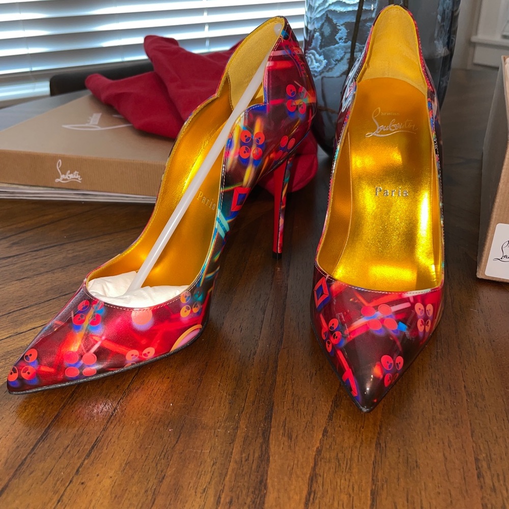 Christian Louboutin DISCO Multicolor Kate Pumps